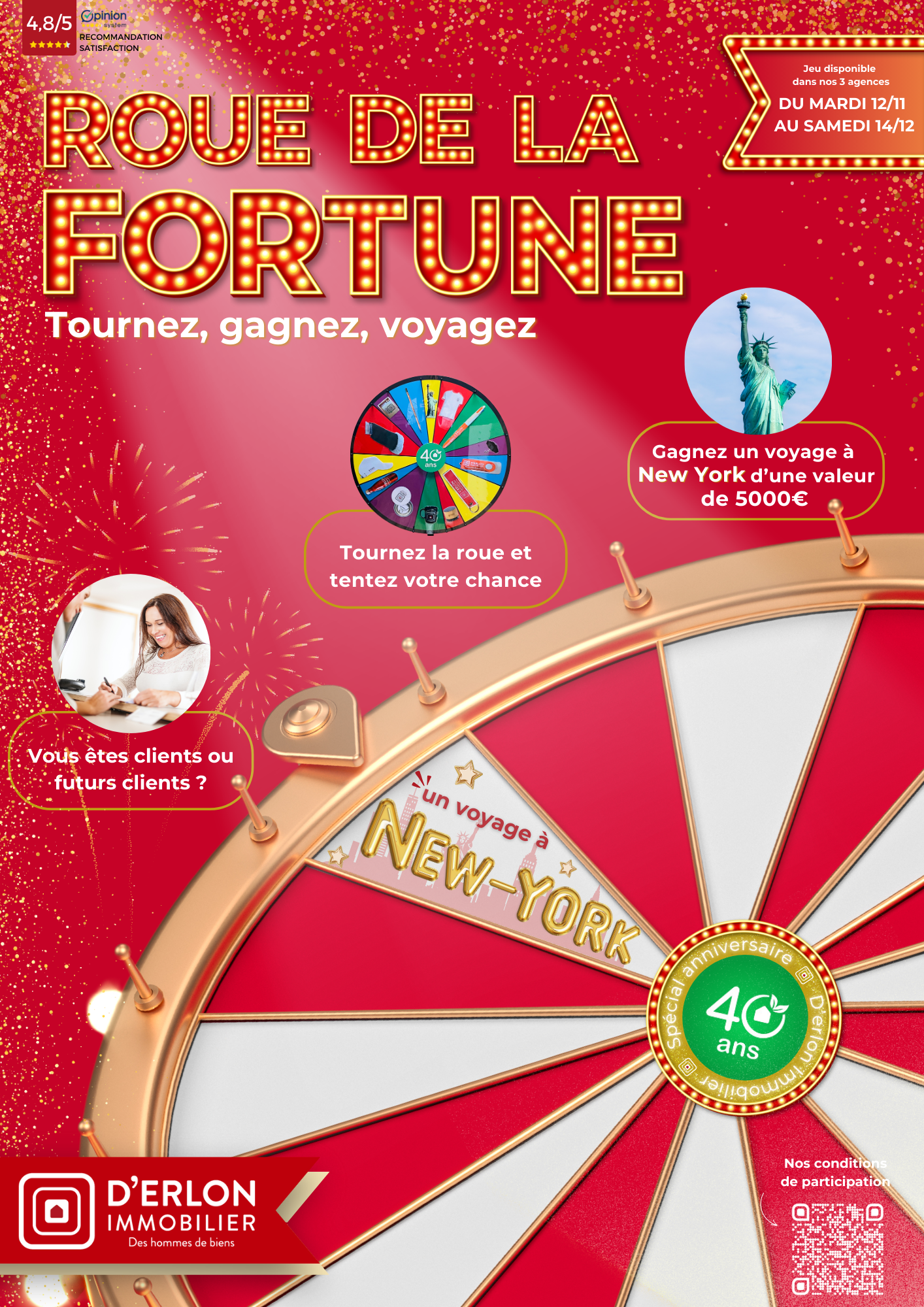 Roue de la Fortune : Gagnez un voyage à New-York